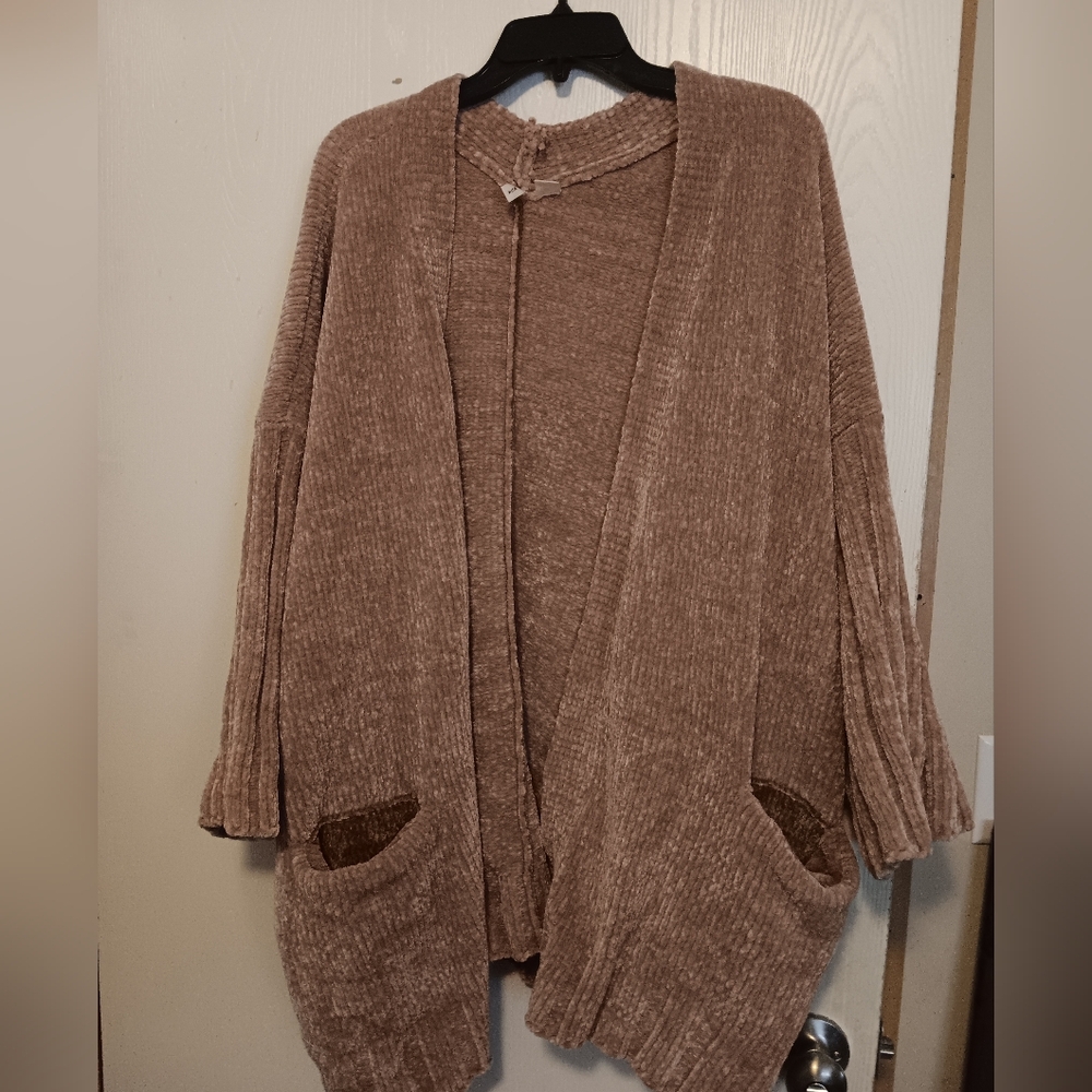 Moth (anthropologie) blush cardigan (heavy)